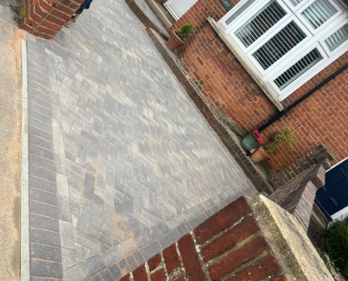 block paving driveway completed in Chelmsford